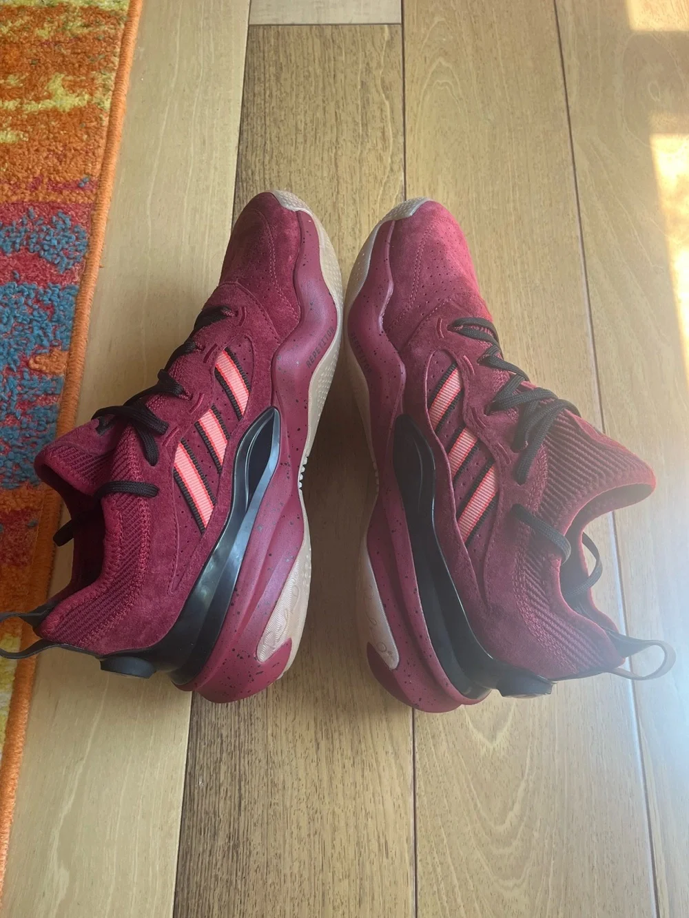 Adidas Mahomes 2 Impact FLX Tailgate Turf Training Shoes Men’s Sz 11 Burgundy